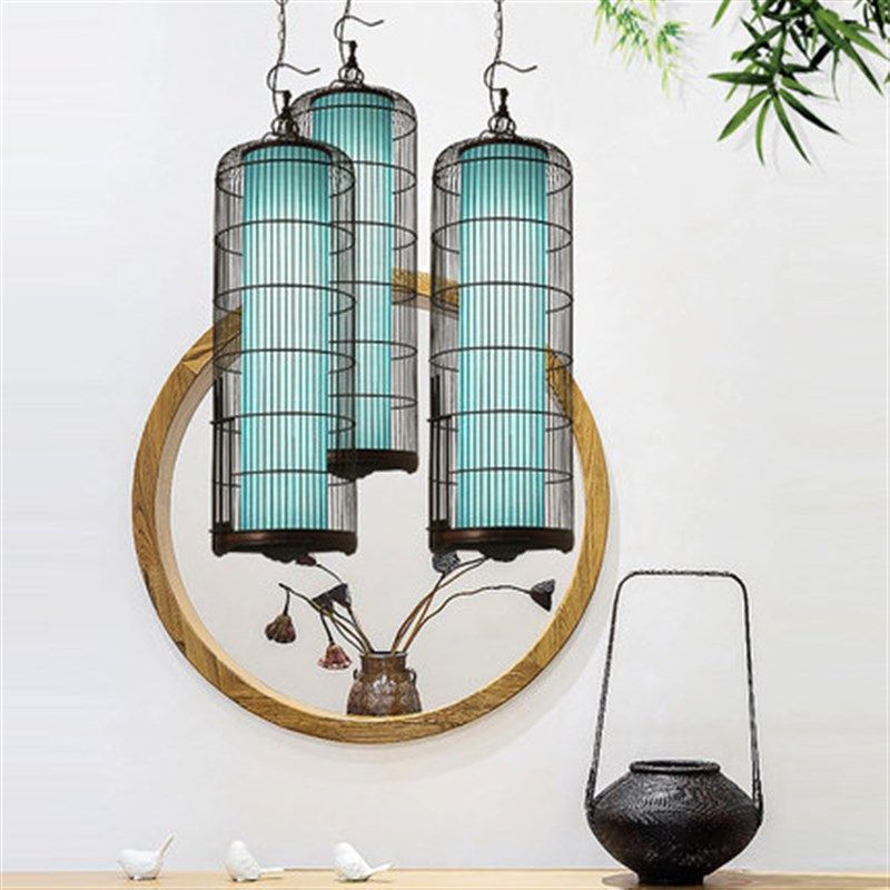 鸟笼吊灯中式铁艺灯笼欧式创意酒店餐厅茶楼过道走廊火锅饭店灯饰,家装灯饰光源,客厅吊灯,淘宝优惠券,粉丝福利购,淘宝优惠卷