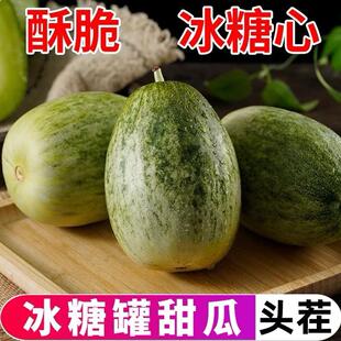 金冠冰糖罐甜瓜星冠甜瓜新鲜水果酥脆多汁当季现摘香甜可口应季