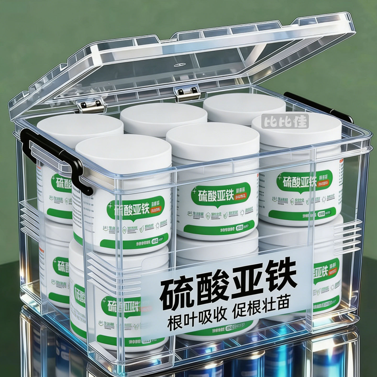 硫酸亚铁肥料花卉专用水溶肥通用型营养液栀子花果树铁树防黄叶