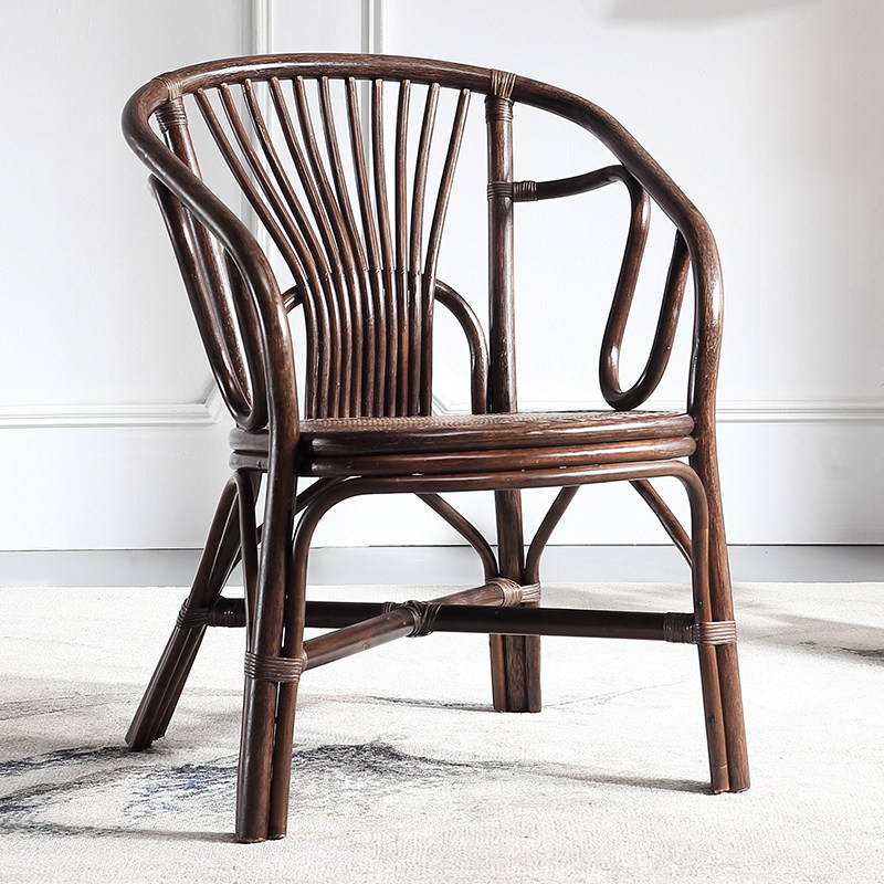 家用老人藤椅藤编单m人扶手椅庭院靠背椅阳台天然真滕椅藤制三件,住宅家具,阳台椅,淘宝优惠券,粉丝福利购,淘宝优惠卷