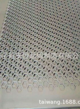 阴极镍板冲孔网 镍板冲孔网厚度0.6mm网孔2Omm 六角孔镍板冲孔网
