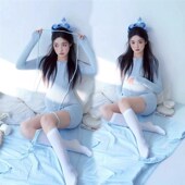 孕妇拍照服装 影楼摄影礼服连体裙法式 主题孕妈大肚裙