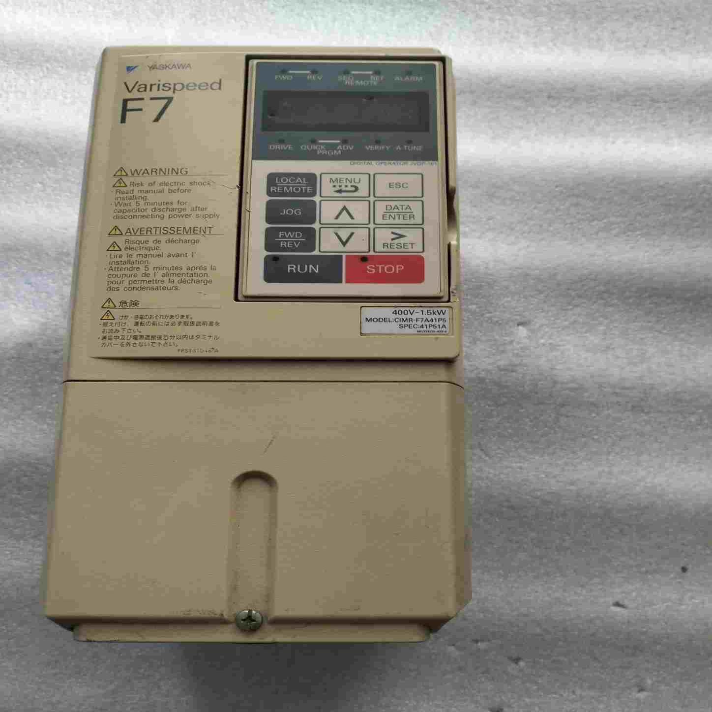 【议价】安川变频器    CIMR-G7A41P5