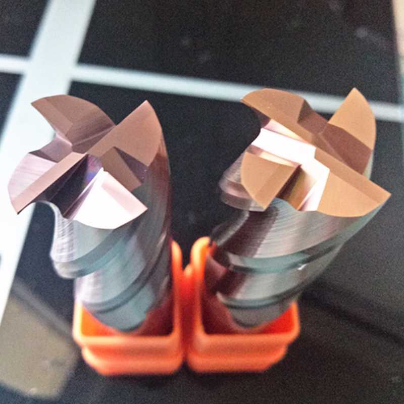 55度加工中心钨钢合金立铣刀平底4刃金属铜铁十四12150D14*40*1