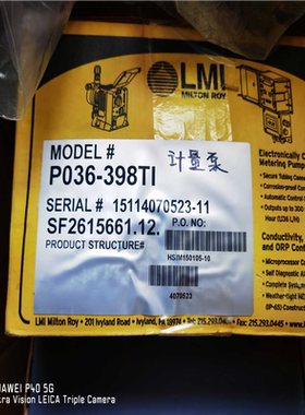 米顿罗电磁计量泵P036-398TI~询价