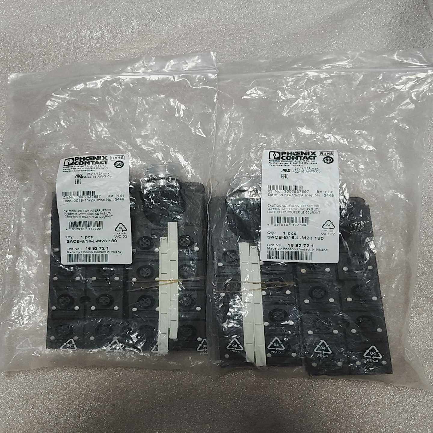 全新原装菲尼克斯SACB-8/16-L-M23 180 16--议价商品