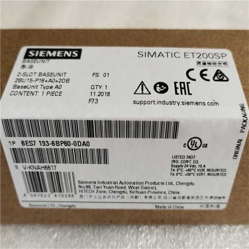 未拆封6ES7193-6BP60-0BA0 基~询价