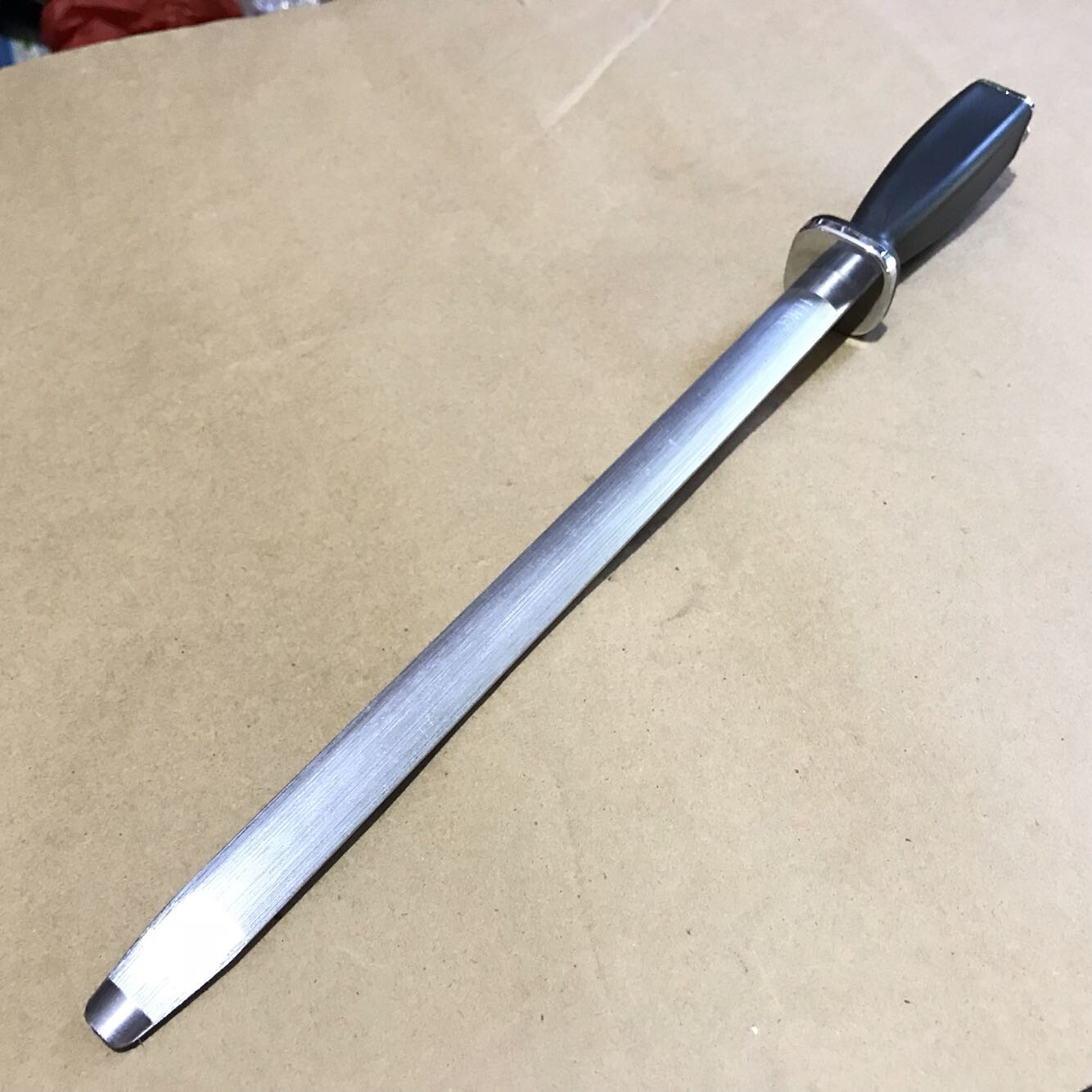磨刀棒带磁家用细粗纹专业屠夫磨刀器卖肉荡刀棍厨房菜刀磨刀手动