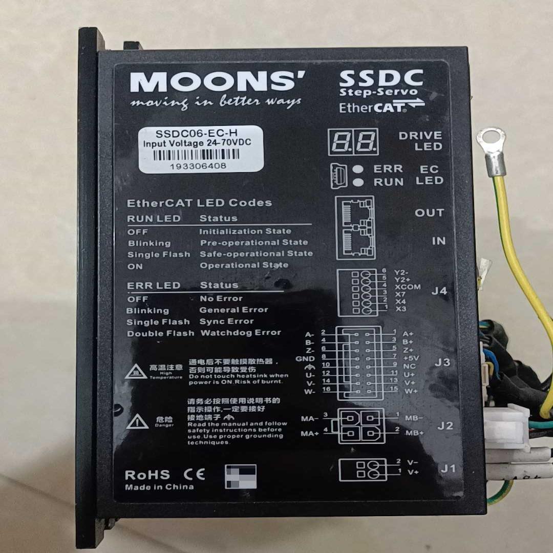 MOONS鸣志总线闭环步进驱动器SSDC06-EC-H 。如~询价