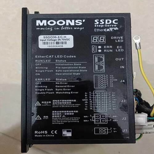 MOONS鸣志总线闭环步进驱动器SSDC06-EC-H。如询价