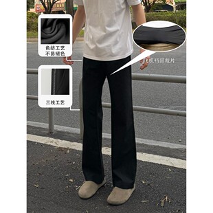 型裆部裁片设计微喇三本针高级百搭休闲西裤 2021M版 上新夏款 有裤