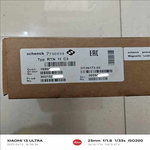 询价~申克SCHENCK RTN 1t C3称重传感器