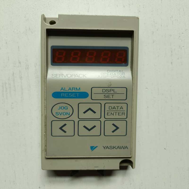 YASKAWA安川伺服手操器JUSP-OP02A，实物拍照，（豆豆设备）