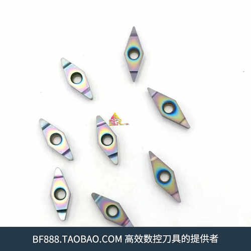 高温合金钛合金七彩高硬数控刀片 VCGT/VCMT 110304/110308 N-