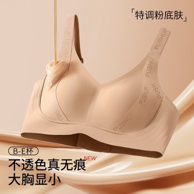 列维丝粉底液隐形无痕内衣大胸显小无钢圈修容显瘦塑形提拉文胸