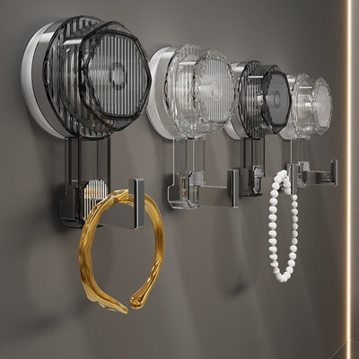 强力真空旋转吸盘挂钩免打孔强力承重粘钩厨房门后浴室卫生间