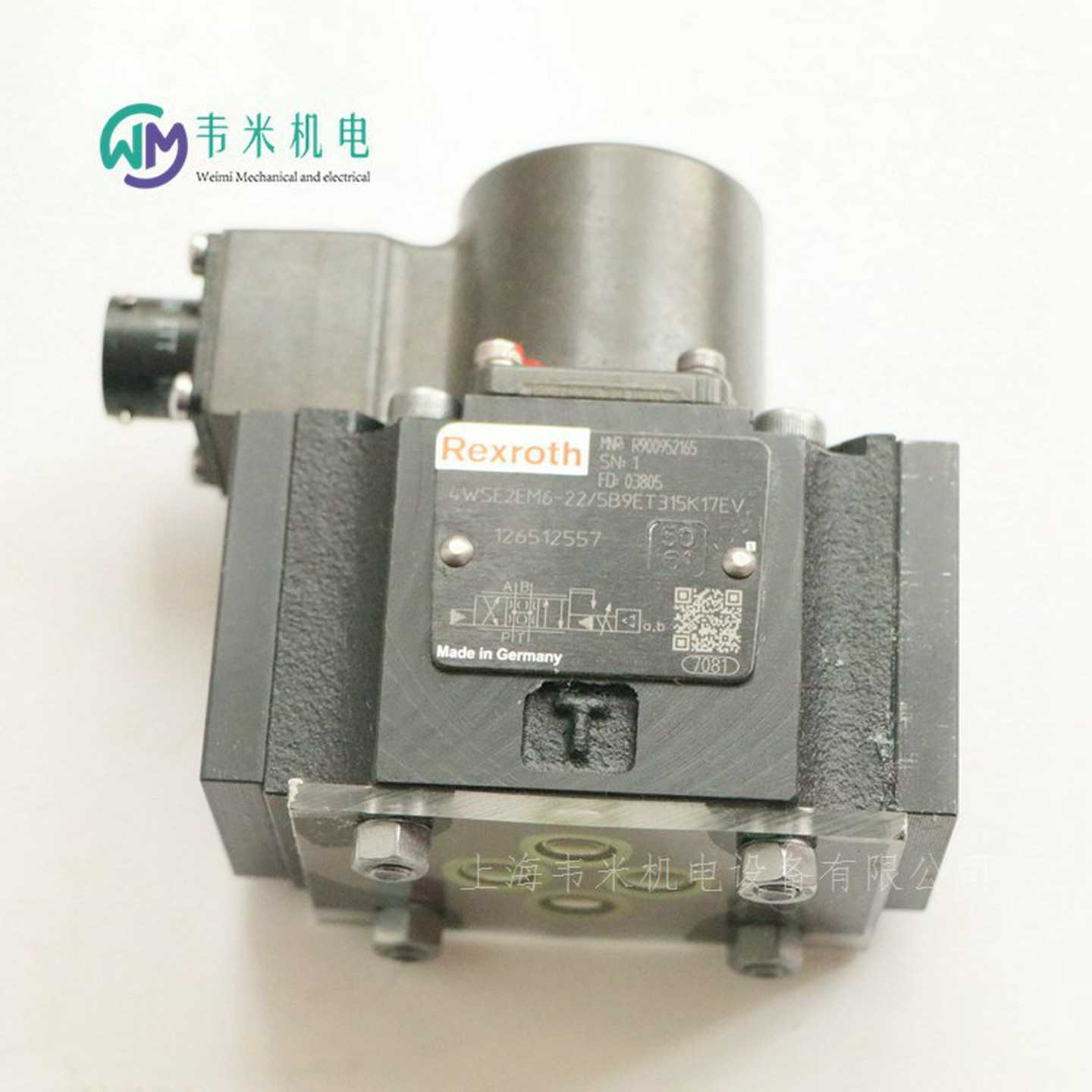 REXROTH比例阀R900733233 4WS2EM10-5X/60B0T210K31CV-1