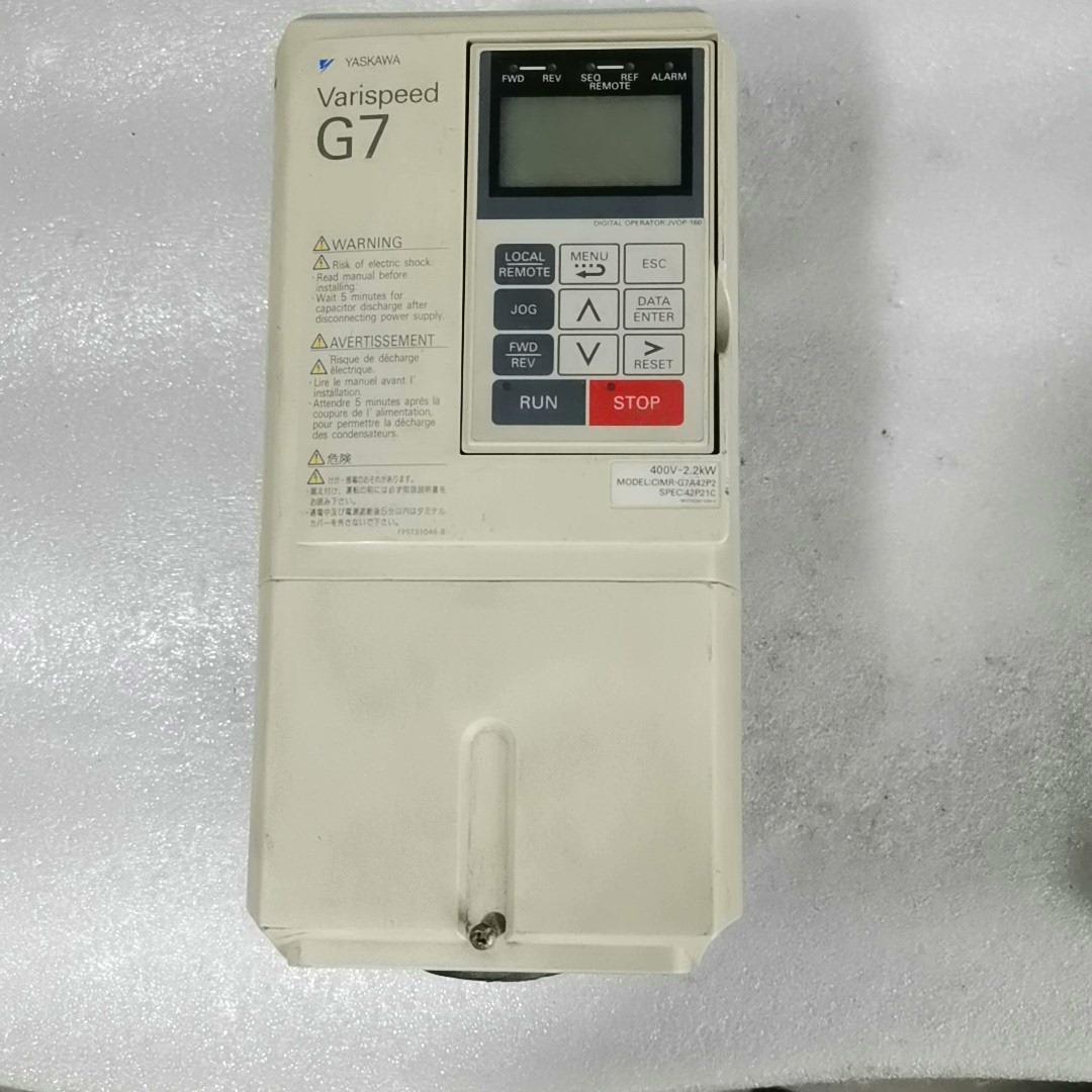 议~安川G7变频器CIMR-G7B42P2功能正常成色如图