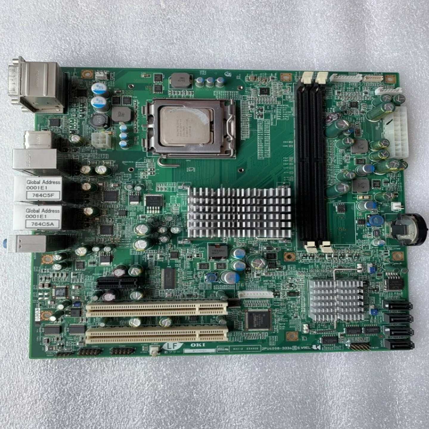 询价OKI工业工控机双网卡口双DVI主板2PU4008-