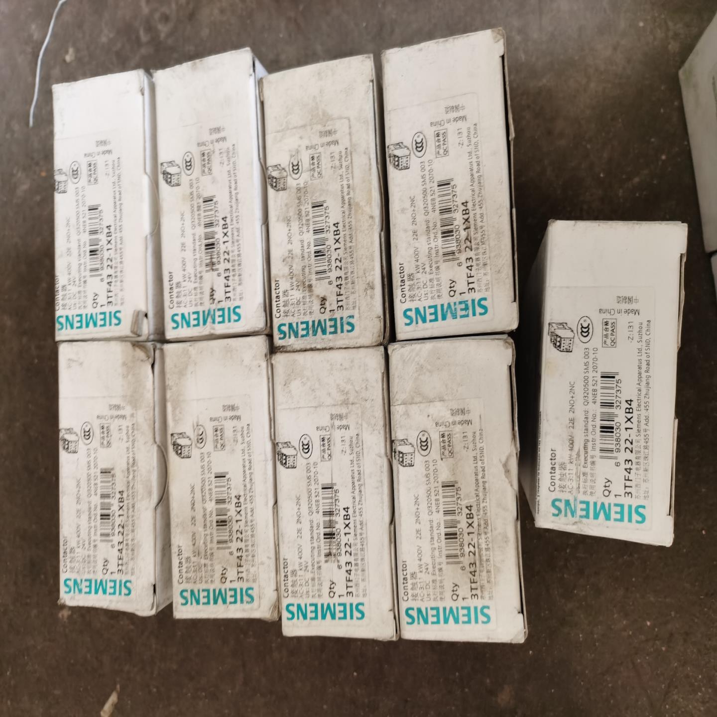 3TF4322-1XB4线圈DC24V5只询价