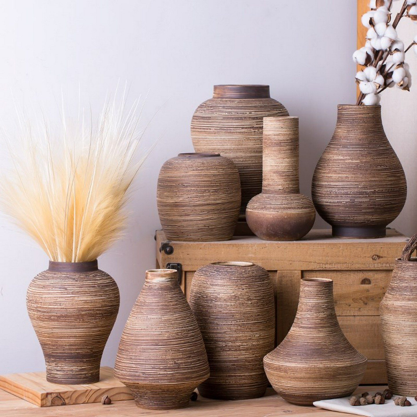 日式陶瓷复古干支花瓶插花器陶罐坛子酒店会所民俗摆件装饰工艺品,包装,快递中转袋,淘宝优惠券,粉丝福利购,淘宝优惠卷