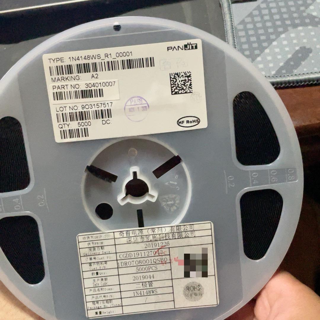 1N4148WS_R1_00001强茂Panjit开关询价