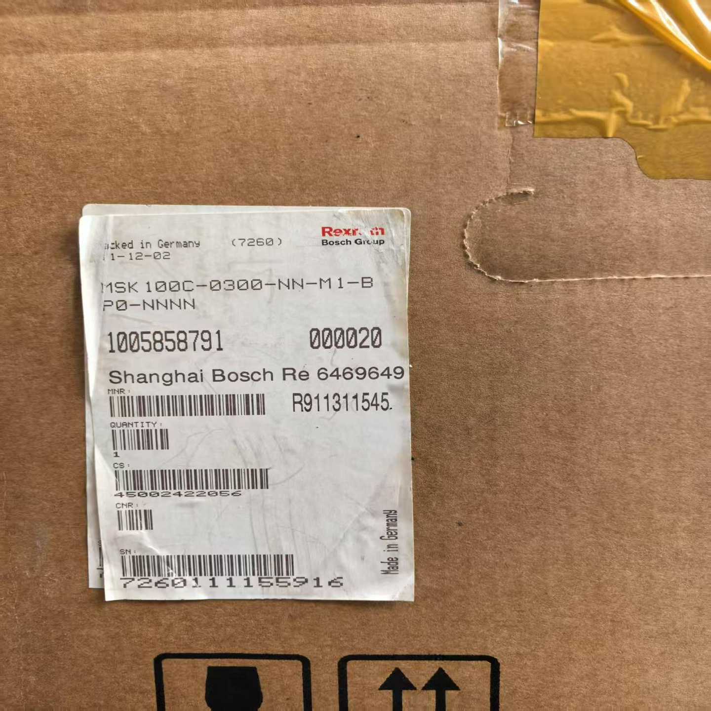 (询价)力士乐伺服电机MSK100C-0300-NN-M1-BP