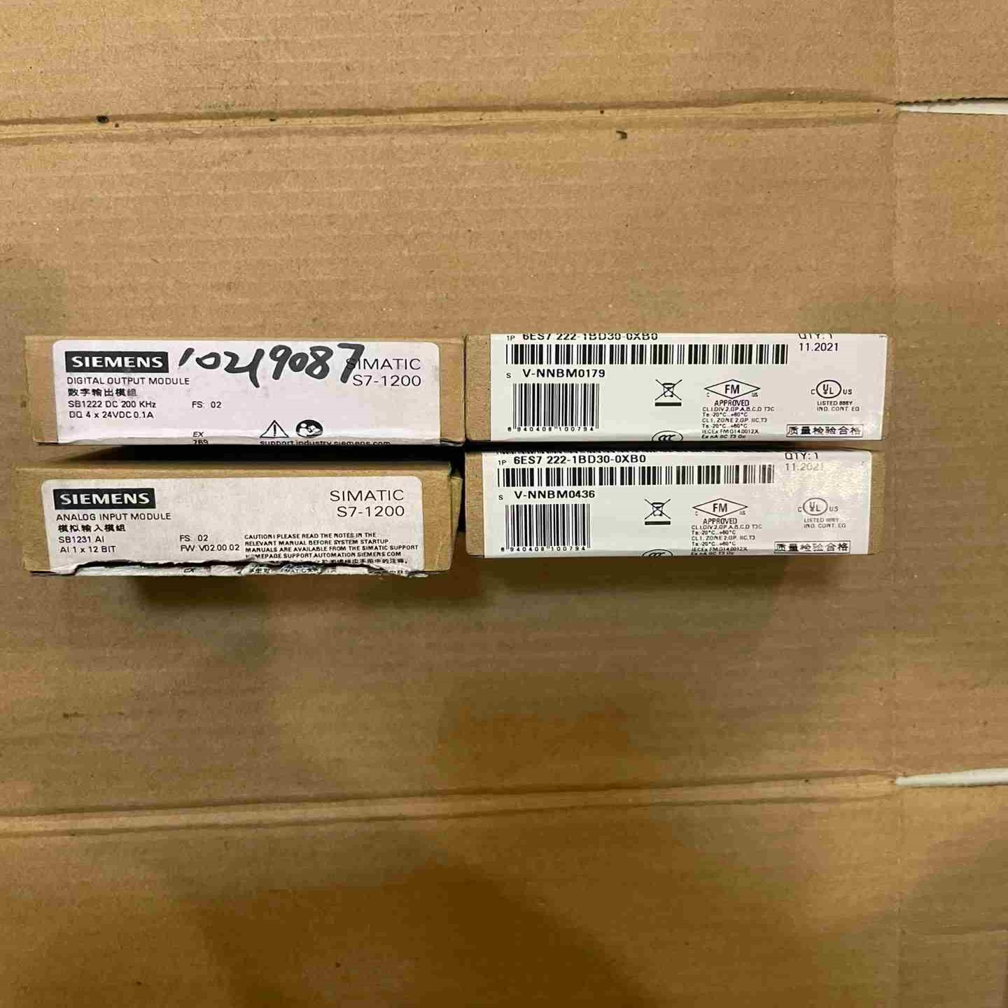 西门子S7-1200 222-1BD30-0XB0实图拍摄【南风商行】