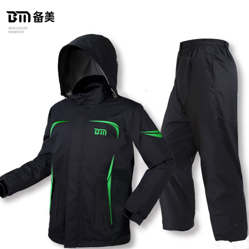 备美摩托车雨衣雨裤成人分体式防暴雨外卖骑手专用套装男款骑