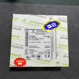 询价 全新库存德国威朗继电器wieland继电器 SNO4003K