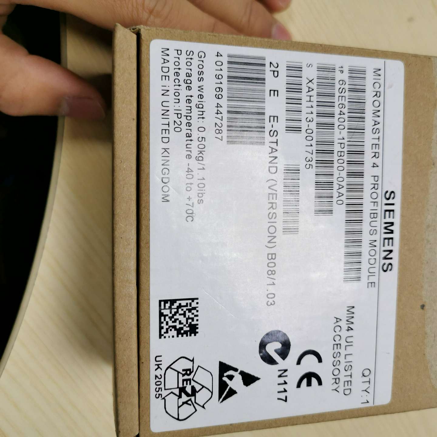 西门子6SE6400-1PB00，拆封，议价拍前询价