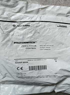 询价~ AB罗克韦尔 42SRP-6024   B型光电传感器