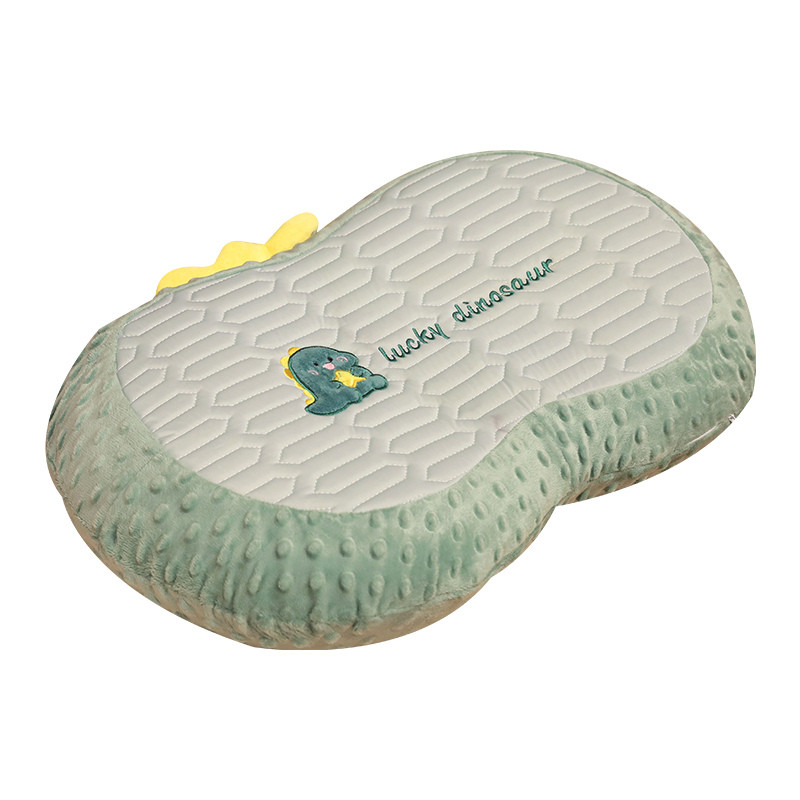 卡通乳胶枕头记忆棉单人肚皮枕带枕套护颈椎助睡眠宿舍睡觉专用女