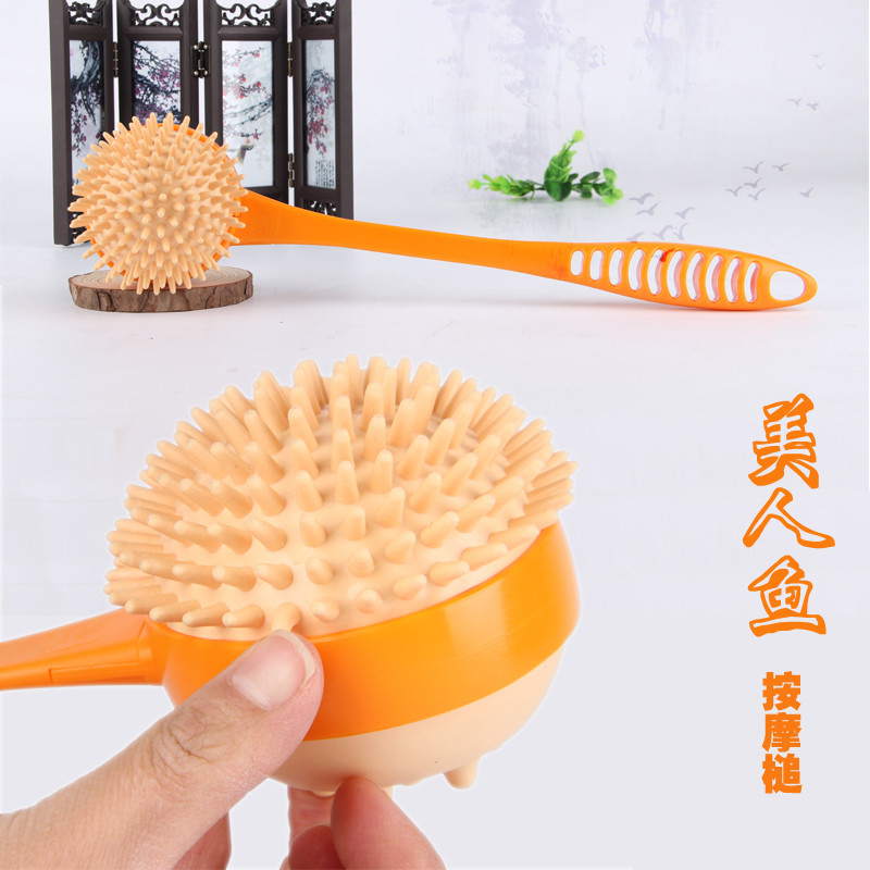 经络保健按摩锤子硅胶拍打敲打捶背棒颈腰椎养生器材手动健康礼物