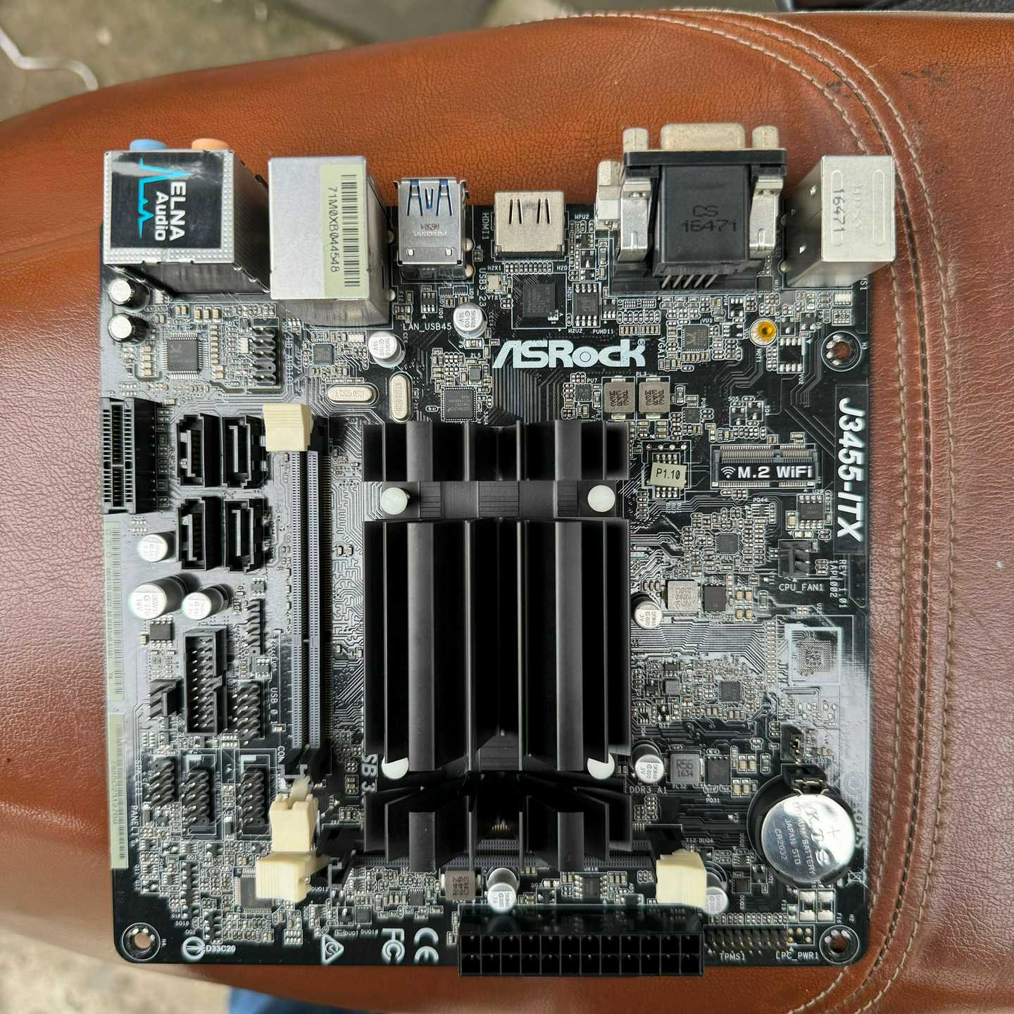 华擎j3455itx主板，DDR3有挡板，测试好功能询价