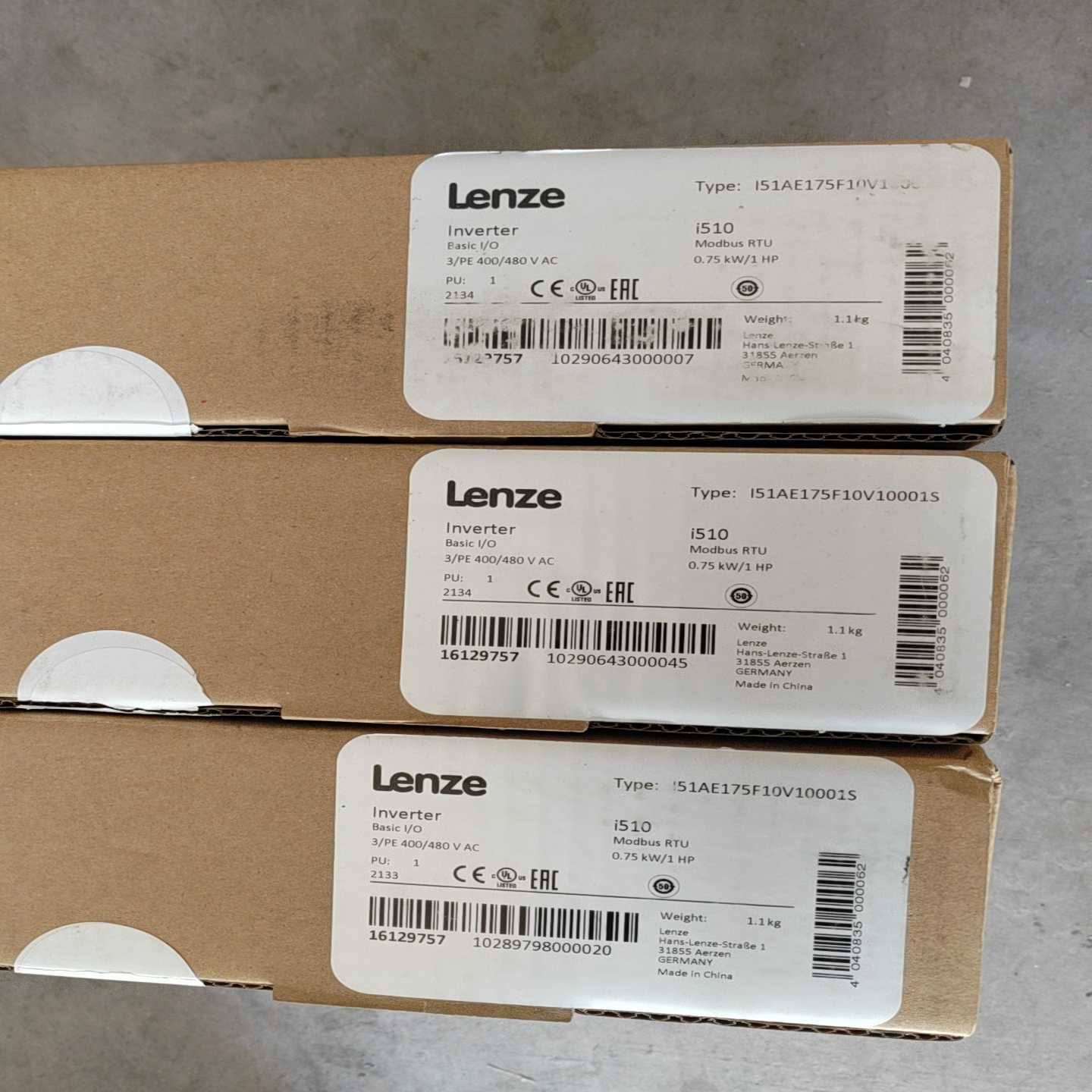 【议价】全新Lenze伦茨I510变频器I51AE175F10V10