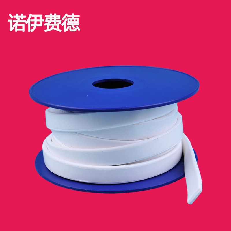 聚四氟乙烯密封条四氟弹性带膨胀弹性带PTFE密封带四氟海绵条