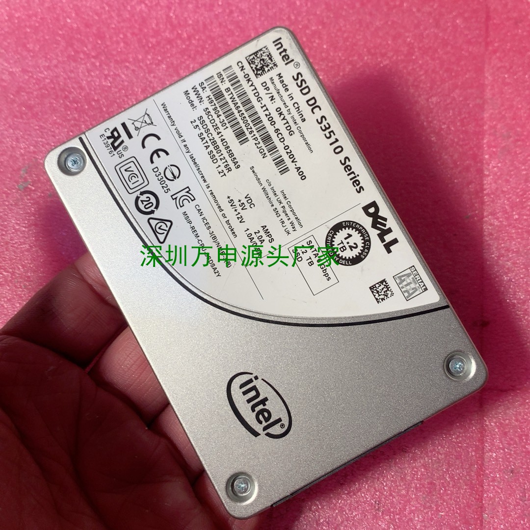 英特尔 S3510 12T MLC颗粒 SATA【议价】