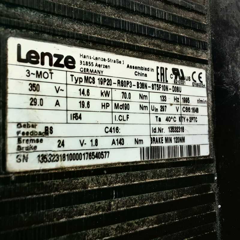 议价产品伧茨变桨电机：MCS 19P20-RS0P3-B38N-8T