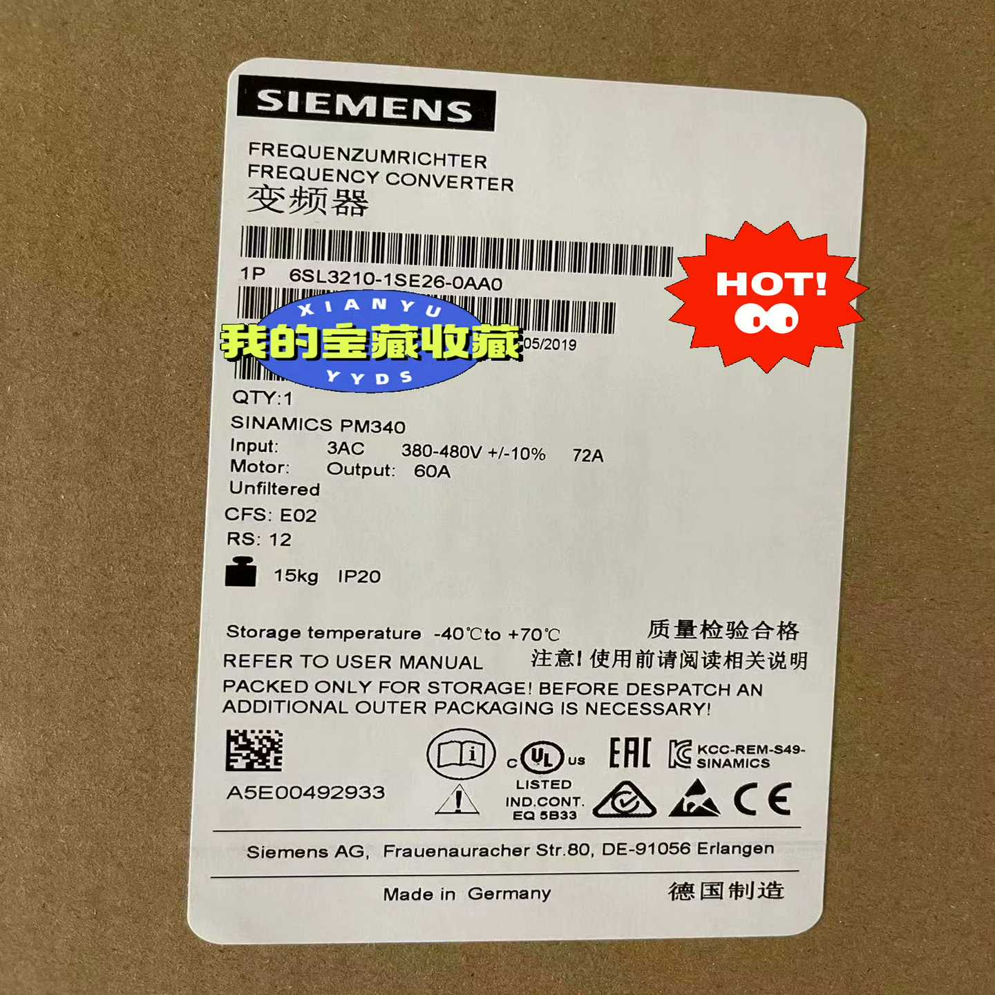 6SL3210-1SE26-0AA0变频器询价