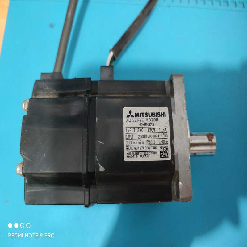 三菱伺服电机型号HC-MFS23成色如图功能（基数电子）