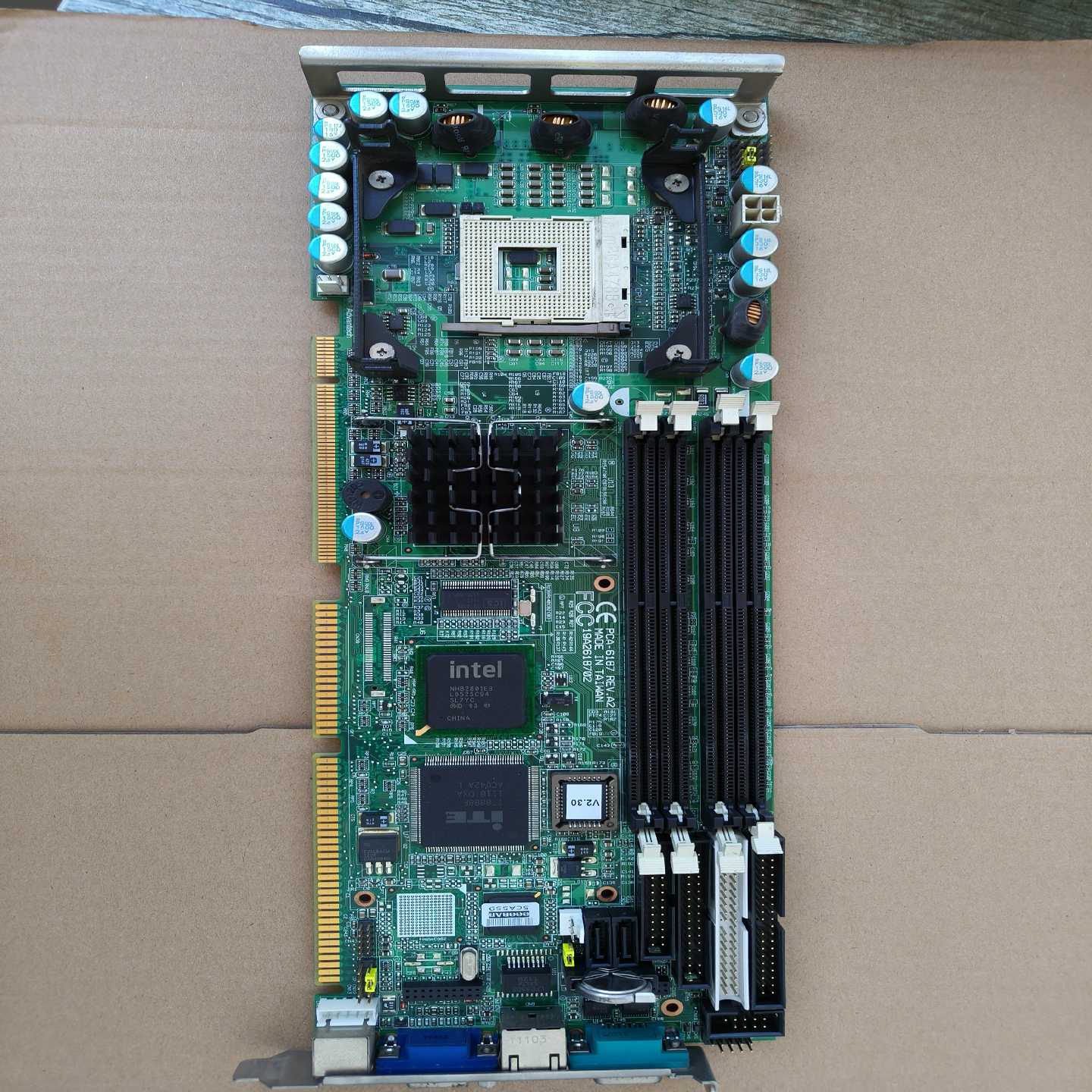 电研华工控机主板PCA-6187REV.A2，询价
