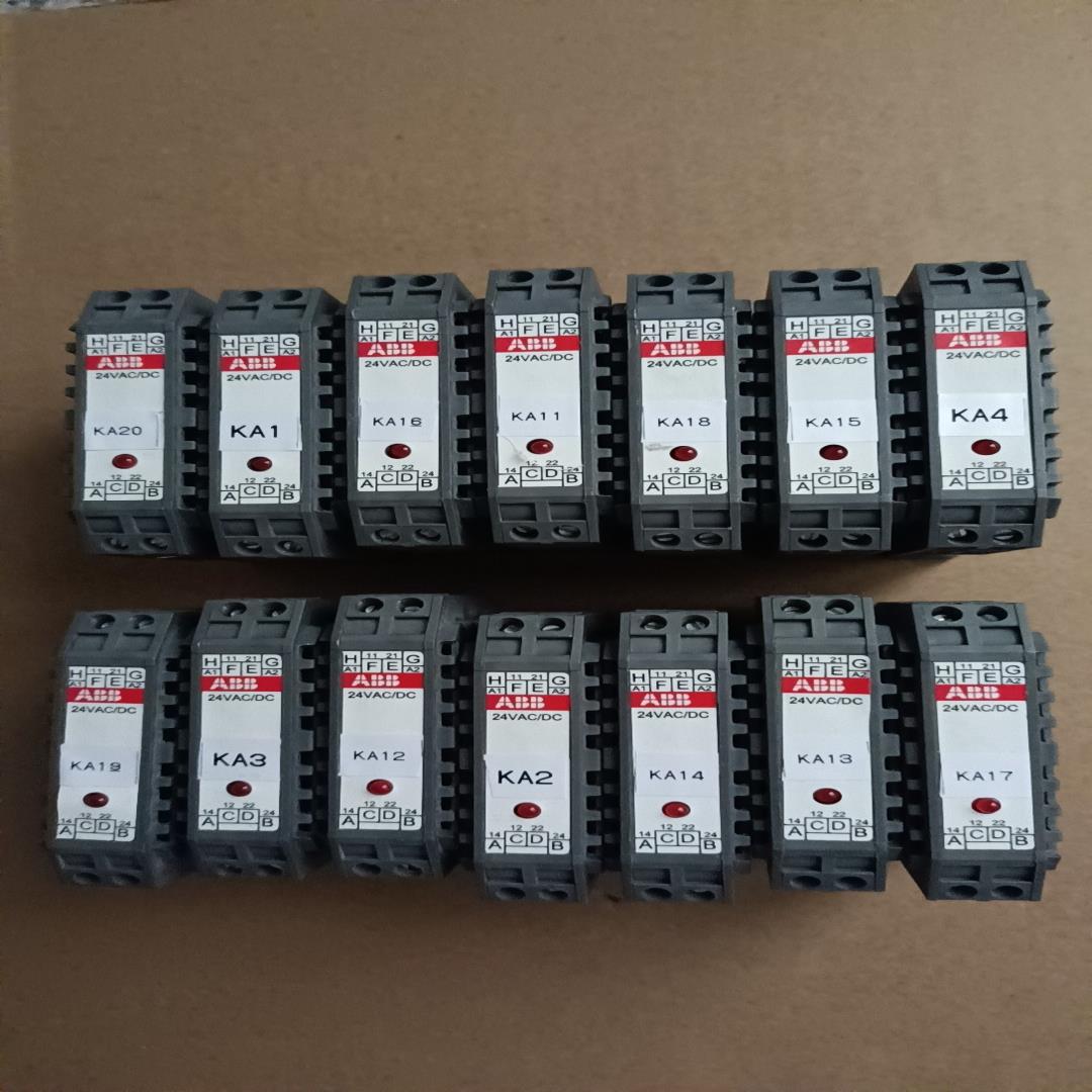 议价拆机正品ABB端子式继电器  RB122AV-24VAC/D