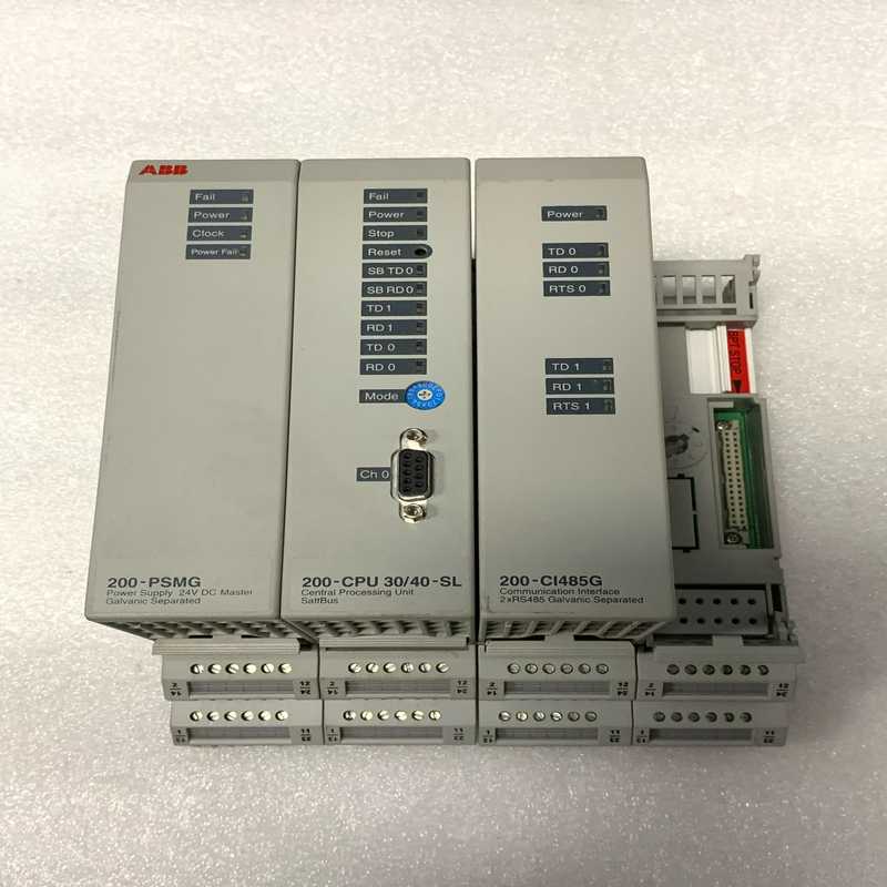 (背呗机械)ABB模块200-CPU3040-SL 电源200-PSM