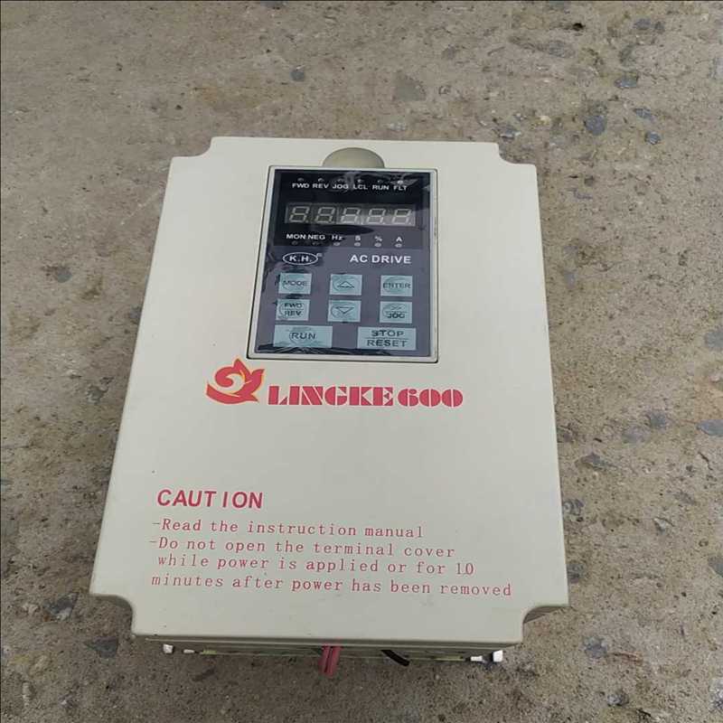 拆机菱科LK600-P3R7变频器，3.7千瓦。测试功能包好（崽载电子）