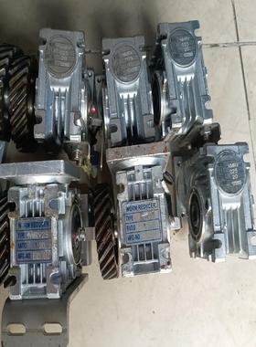 蜗轮蜗杆步进电机减速箱NMVR25 速比120 功能完好议价商品