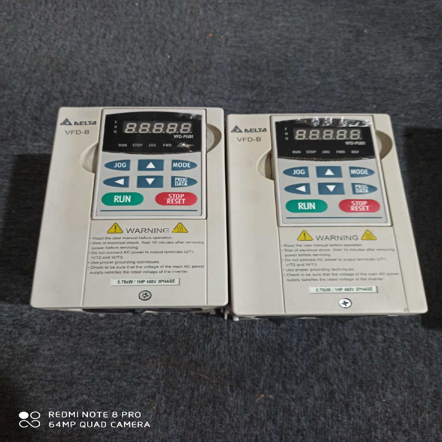 台达B系列0.75KW变频器，VFD007B43A，功能（电子设备）