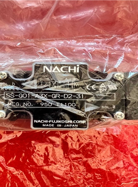 (询价)NACHI电磁阀 SS-G01-A3X-GR-D2-31 全