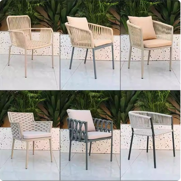 户外桌椅藤编单人椅藤椅设计师花园室外休闲椅绳编家用椅,住宅家具,阳台椅,淘宝优惠券,粉丝福利购,淘宝优惠卷