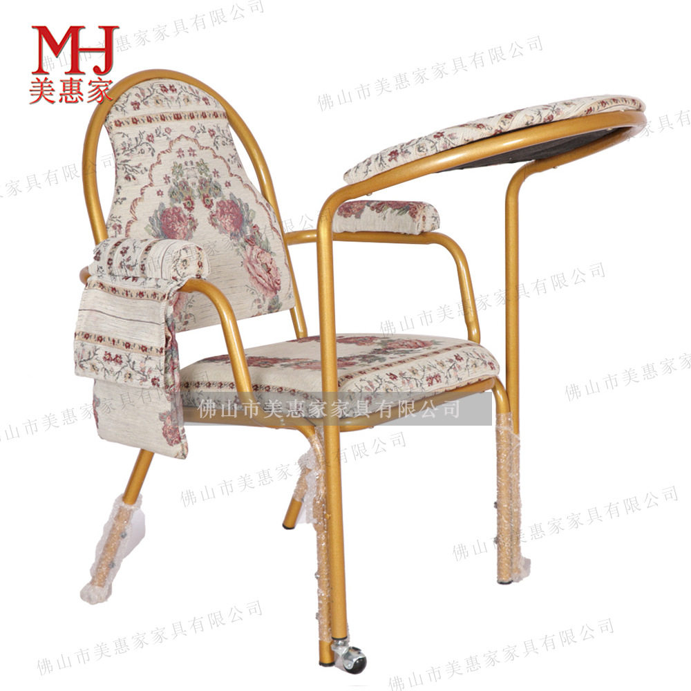 米白色雪尼尔扶手祷告椅软垫金属教堂椅带轮子教会椅老人跪拜铁椅,商业/办公家具,酒店桌椅,淘宝优惠券,粉丝福利购,淘宝优惠卷